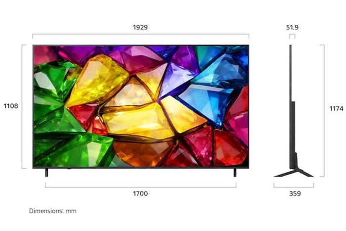 Smart Tivi Mini RGB LG AI 4K 86 inch 86MRGB86BSA